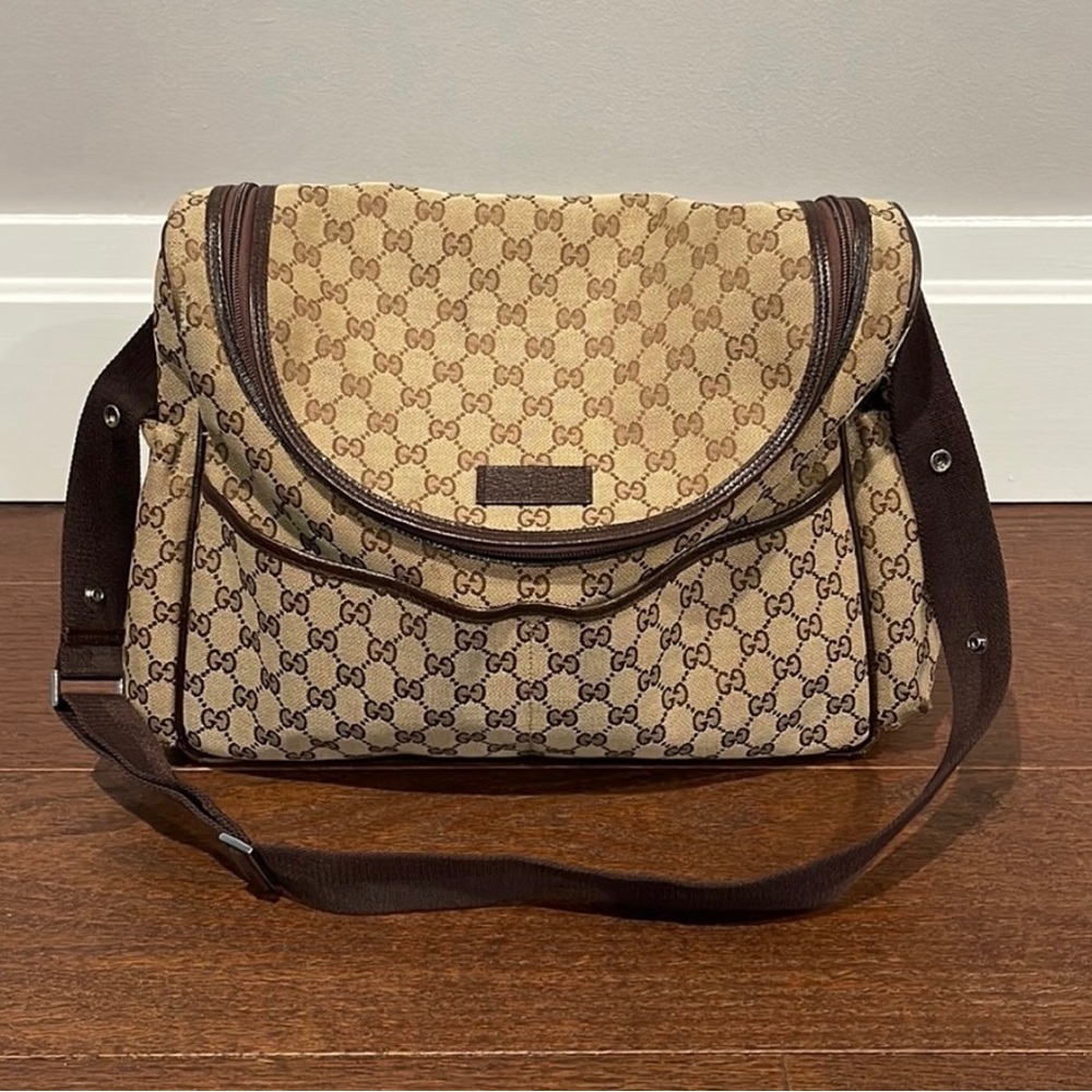 Gucci Beige and Brown Baby Bag